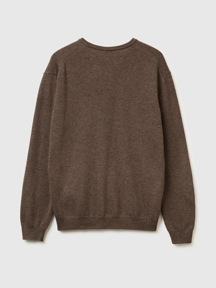 V NECK SWEATER L/S Men image number 6